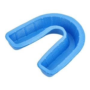 Acclean Single Arch Fluoride Trays Foam Large Without Handle Blue 100/Pk