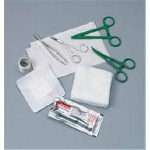 Suture Set Gauze/Needle/Scissors, 12 PK/CA