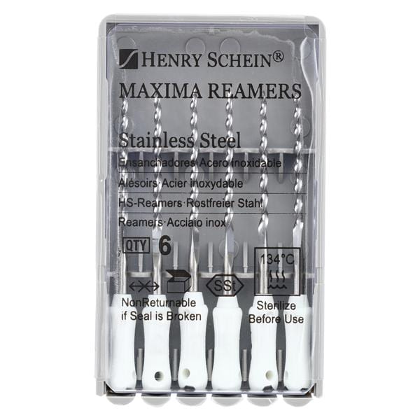 Maxima Hand Reamer 25 mm Size 90 Stainless Steel Black 6/Bx