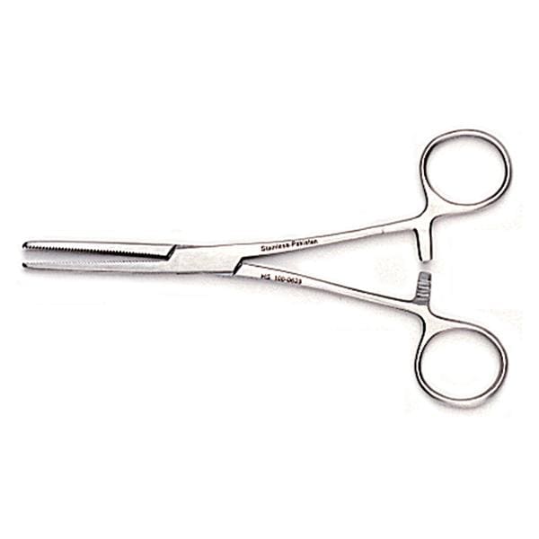 Surgical Hemostat 6.25 in Rochester-Pean Straight Standard Stainless Steel Ea