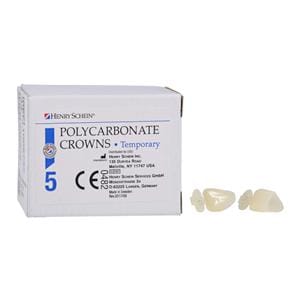 Polycarbonate Replacement Crowns Size 28 Upper Left Lateral Refill 5/Bx