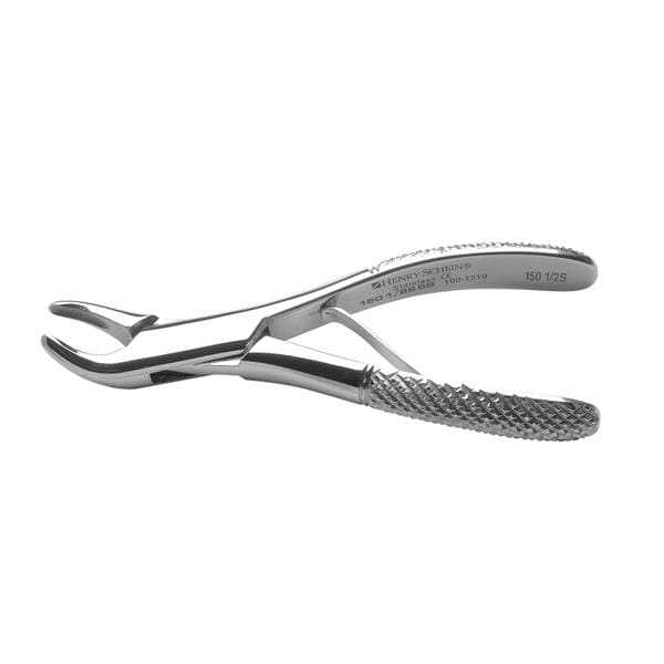 Extracting Forceps Size 150-1/2S SG Serrd 4.75 in Inc Bic & Rt Upr Unv Ea