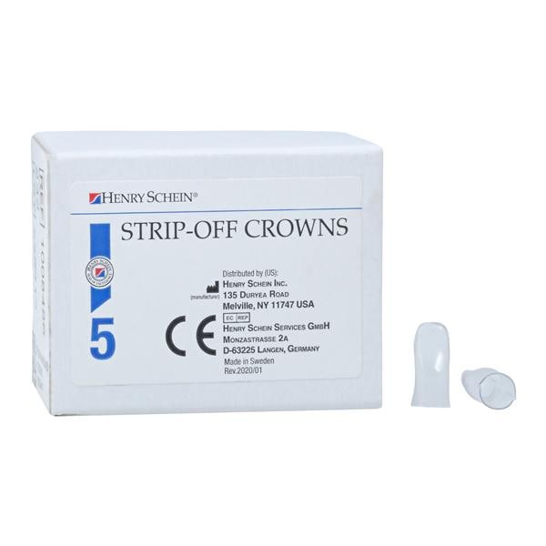 Strip Off Crown Form Size 413 Replacement Crowns Lower Right Anterior 5/Bx