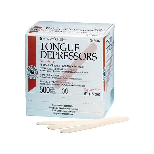 Advanced Medical Systems. Stainless Steel Tongue Depressor, 190mm, 1/Pack