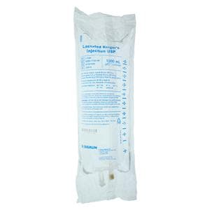 IV Injection Solution Lactated Ringers 1000mL Plastic Injection Container Ea, 12 EA/CA