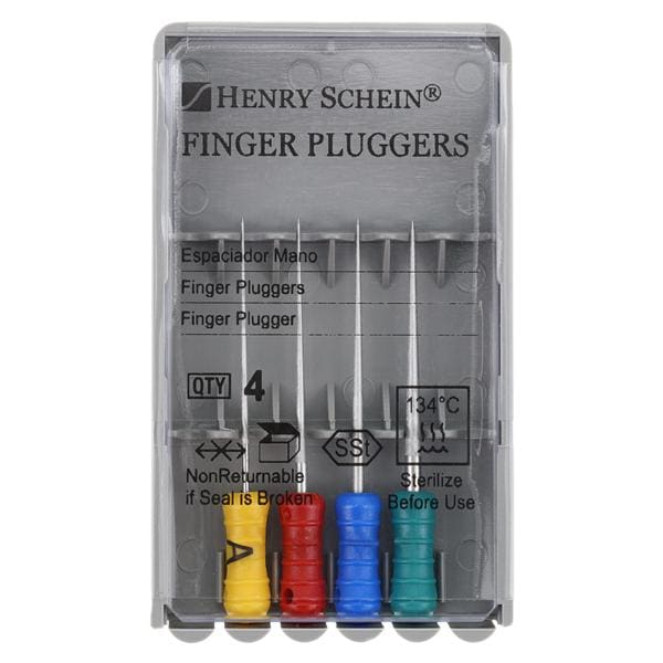 Finger Plugger 21 mm Assorted 4/Pk