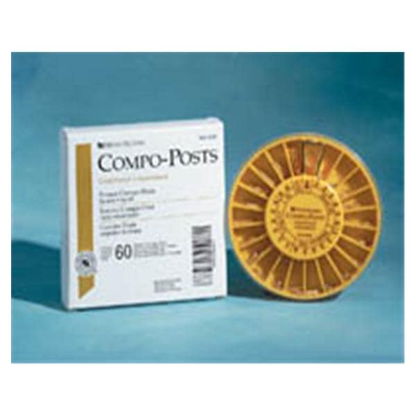 Compo-Post Screw Posts Gold Plated 60/Pk
