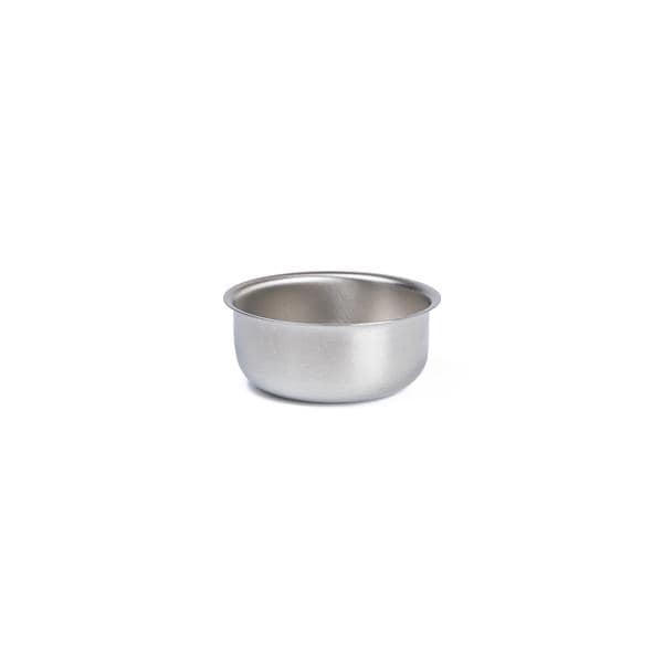 Solution Basin Round Stainless Steel Silver 0.6qt