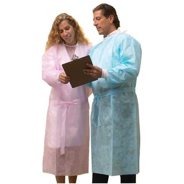 Cover Gown SMS / Polypropylene Small / Medium Pink 10/Pk