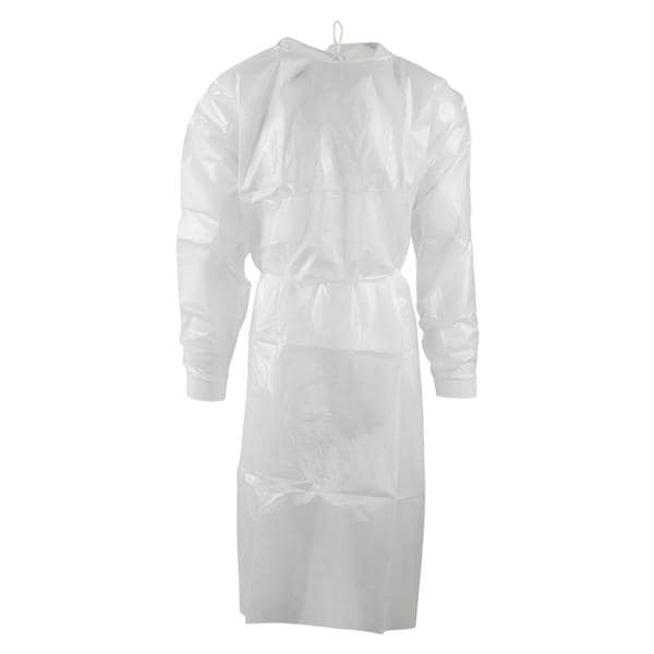 Protective Gown SMS X-Large White 10/Pk