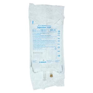 IV Injection Solution Dextrose 5%/Water 500mL Plastic Injection Container BG, 24 BG/CA