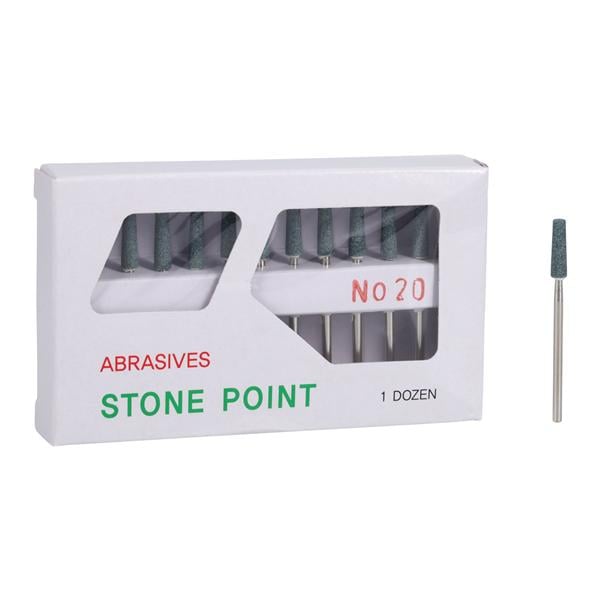 Silicone Carbide Mounted Points Green 12/Bx