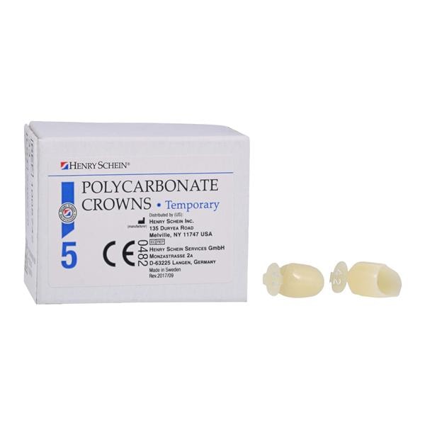Polycarbonate Replacement Crowns Size 42 1st Bicuspid Refill 5/Bx