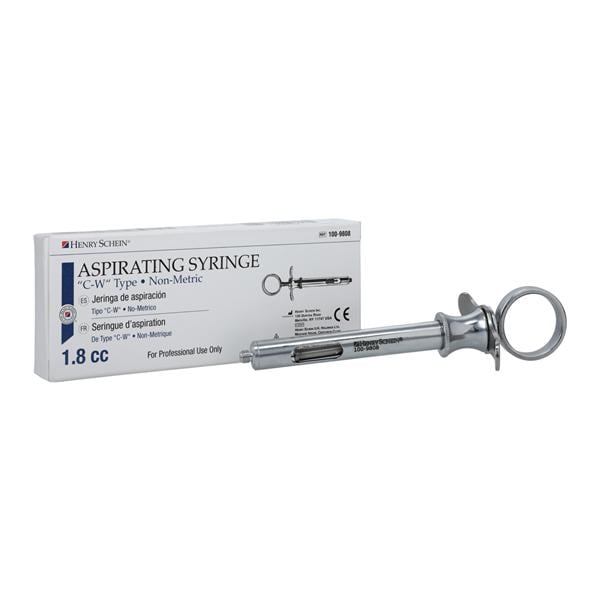 HSI 100-9808 C-W Type Aspirating Syringe - Henry Schein Dental