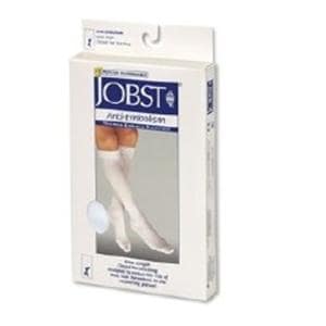 Jobst Anti-Em/GP Compression Stocking Knee High Large/Long Unisex 17-20" White