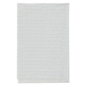 Patient Bib 2 Ply Tissue / Poly 13 in x 18 in White Disposable 500/Ca