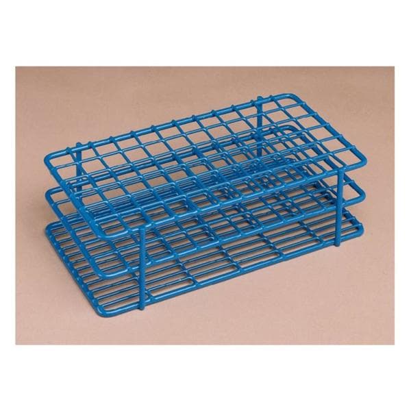 Poxygrid Test Tube Rack 10-13mm 60 Place Blue Ea