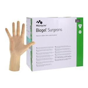 Biogel Surgical Gloves 7.5 Straw, 4 BX/CA