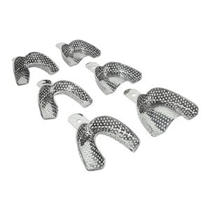 C-Type Impression Tray Perforated Regular Set 6/Bx