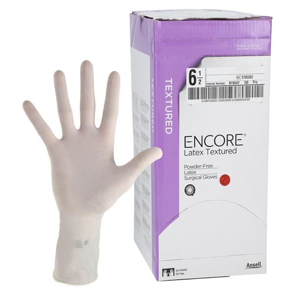 Encore Surgical Gloves 6.5 Natural