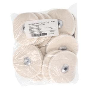 Muslin Buffs Lead Center 4" x 28 Ply 12/Pk