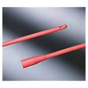 Catheter Intermittent 18Fr Round Hollow Tip Rubber 12/Ca