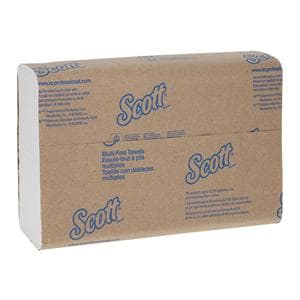 Scott Hand Towel Multifold Disposable Fbr 9.2 in x 9.4 in Wht 4000/Ca