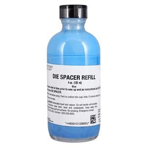 Die Spacer Refill Blue 4oz/Bt