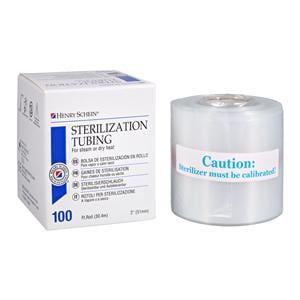 Sterilization Tubing 2 in x 9.5 in Nylon 100'/Rl, 12 RL/CA
