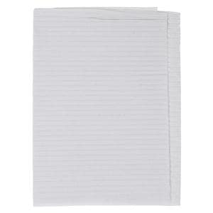 Polyback Patient Towel 3 Ply Tissue / Poly 13 in x 19 in White Disposable 500/Ca