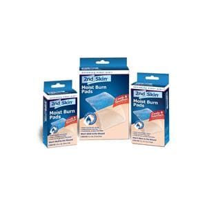 2nd Skin Moist Hydrogel Burn Pad 3x4" Sterile Pad Absorbent