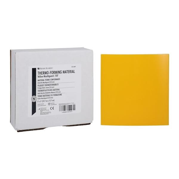 Laminate Mouthguard Material Yellow .150" 12/Pk