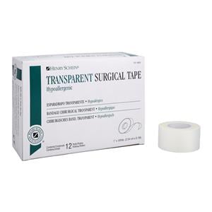 Surgical Tape Plastic 1"x10yd Transparent Non-Sterile 12/Bx