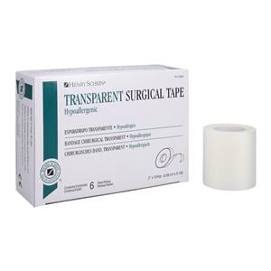 Surgical Tape Plastic 2"x10yd Transparent Non-Sterile 6/Bx