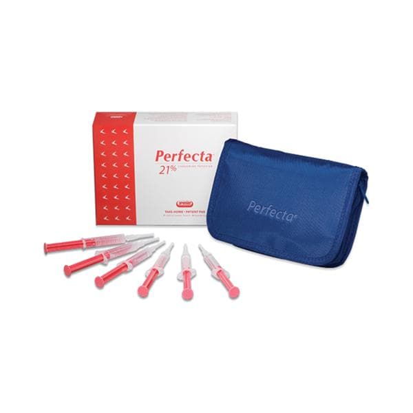 Perfecta At Home Whitening Gel Kit 21% Carbamide Peroxide Unflavored 50/Bx