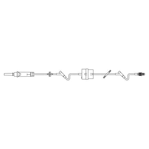 Continu-Flo IV Solution Set 10 Drops/mL 96" Male Luer Lock Adapter 48/Ca