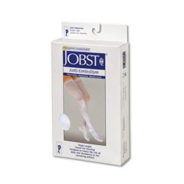 Jobst Compression Stocking Thigh High Large Unisex 25-29" White