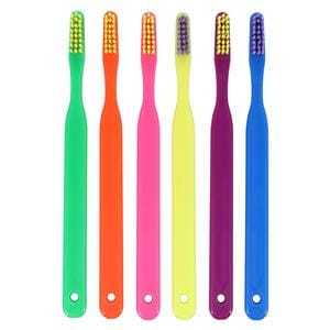 Acclean Toothbrush Assorted Neon Child 24 Tuft Narrow 72/Bx