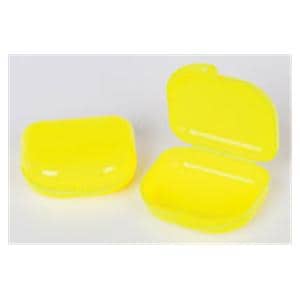 Retainer Box Super Tuff 3 in x 2 1/2 in x 1 in Fluorescent Yellow Small 10/Bg