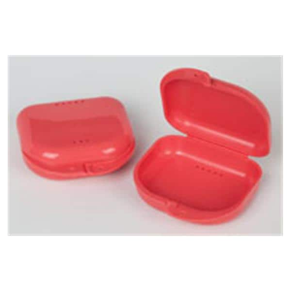 Retainer Box Super Tuff 3 in x 2 1/2 in x 1 in Coral Small 10/Bg