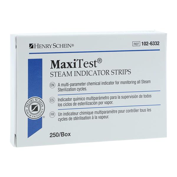 Indicator Strip Maxitest Not Made From Natural Rubber Latex 250/Bx, 100 BX/CA