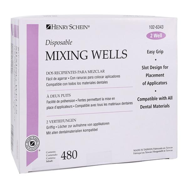 Disposable Mixing Well 2-Well 480/Bx