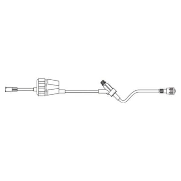 Rateflow Regulator Extension Set Needleless 18" Inj St F LL Adptr 50/CA