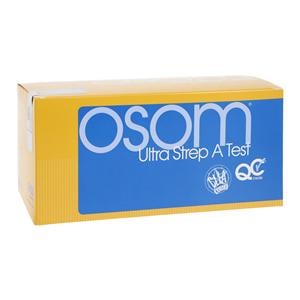 OSOM Ultra Strep A Dipstick Test Kit CLIA Waived 52/Bx, 18 BX/CA