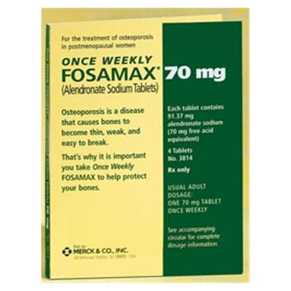 Fosamax Tablets 70mg Unit Dose 4/Pk
