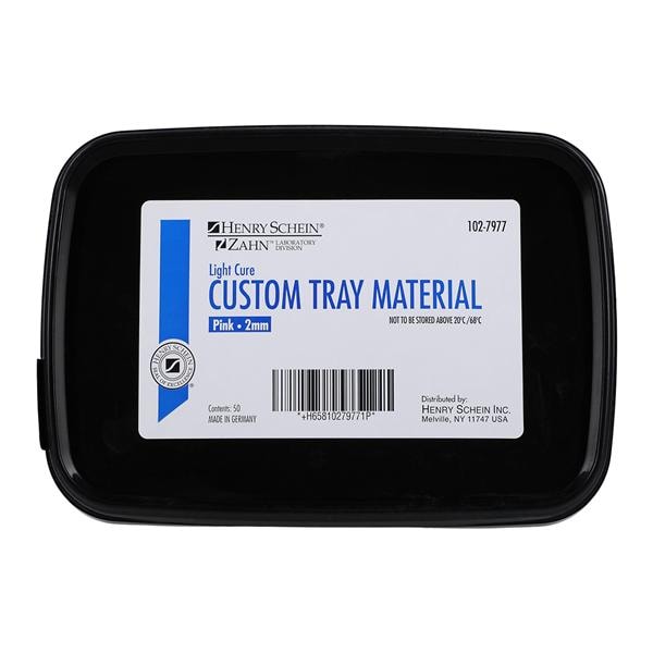 Megatray Custom Tray Material Light Cure Pink 2 mm 50/Bx