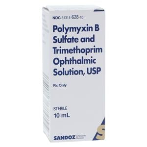 Trimethoprim Sulf/Poly B Ophthalmic Solution 1mg/10mu/mL Bottle 10ml/Bt