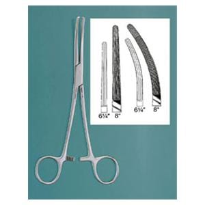 Rochester-Ochsner Hemostatic Forcep Curved 6-1/4" Stainless Steel Atclvbl Ea