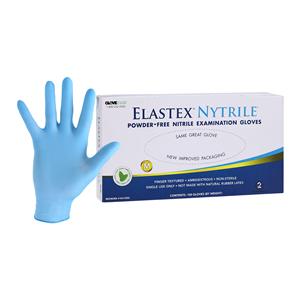 Elastex Nytrile Nitrile Exam Gloves Medium Blue Non-Sterile, 20 BX/CA