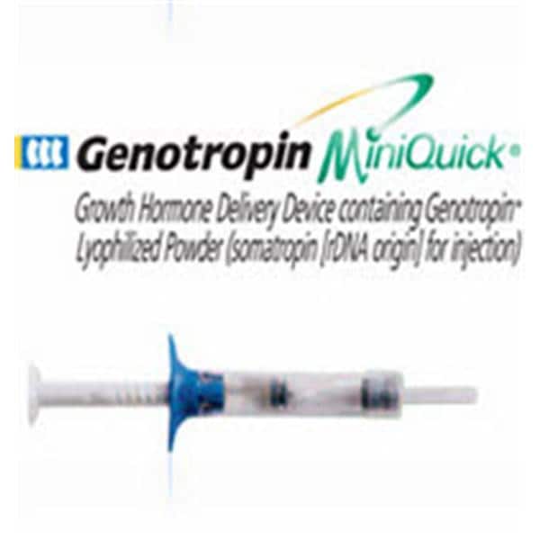 Genotropin MiniQuick Injection 0.4mg Prefilled Syringe 7/Bx